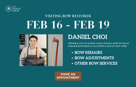 Master Bow Maker to Provide Service to LA Violin Shop Community