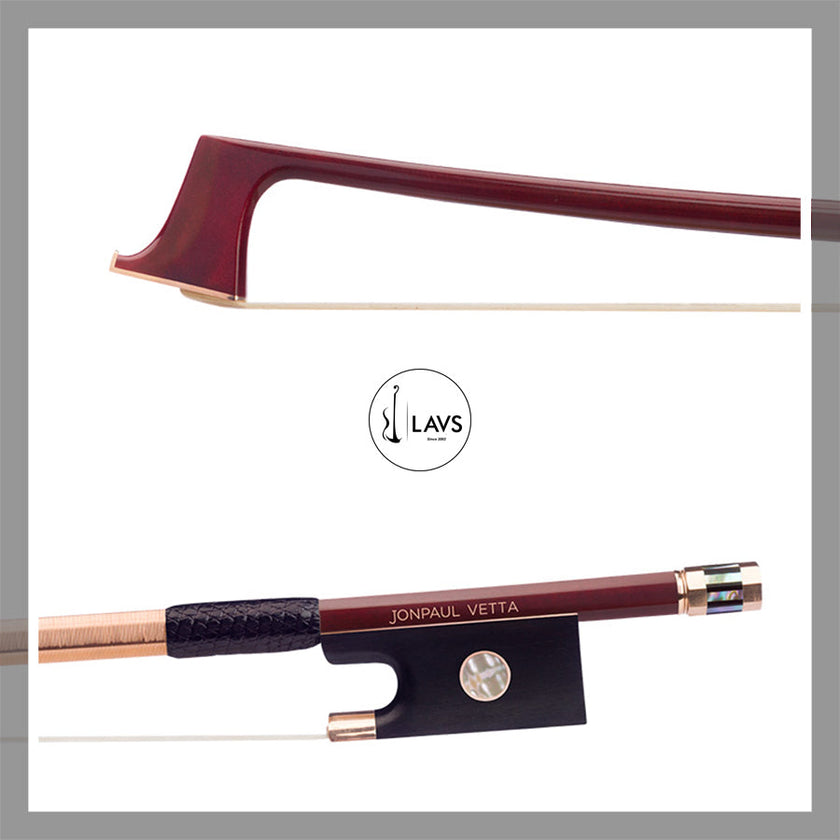 JonPaul Vetta Carbon Fiber Violin Bow 4/4 - 14K Gold