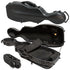 MV Cello Shaped Poly Carbon Violin Case - Adj 4/4 - 3/4