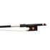 Glasser Silver Carbon Fiber Violin Bow - Snakewood Frog
