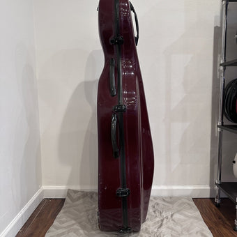 [Garage Sale] Fiberglass Cello Case 3/4 - Plum