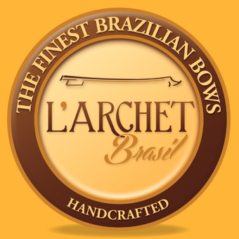 L'Archet Brasil Nickel Ipe Half Mount Viola Bow 14