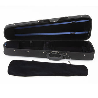 MV Dart Shaped Violin Case - Black / Blue