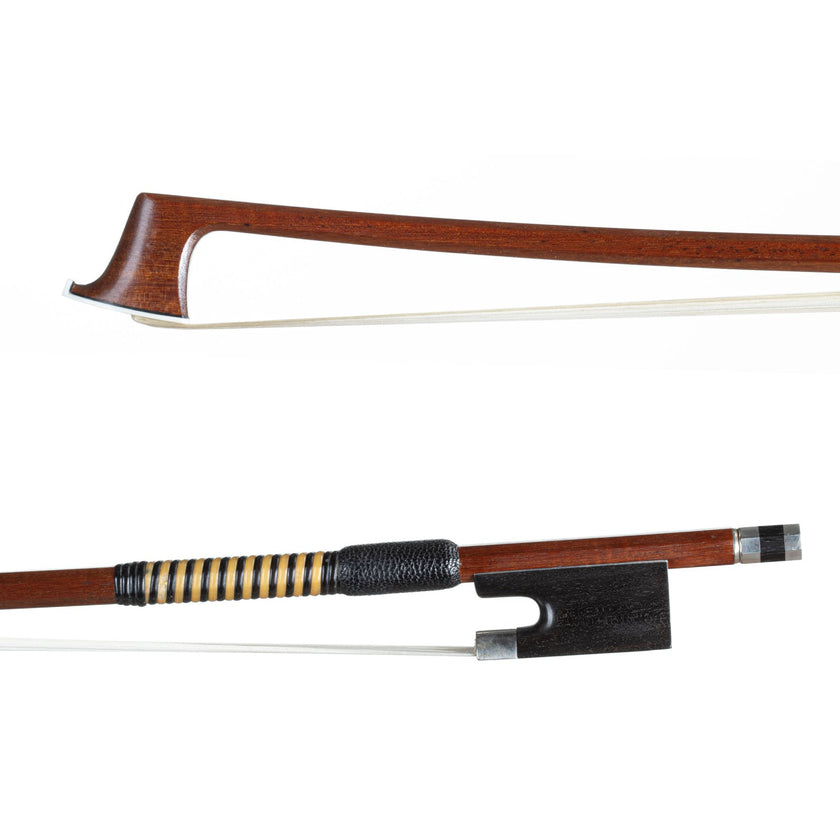 Solid Frog Pernambuco Viola Bow