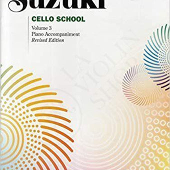 SUZUKI ACCOMP CELLO BK 3