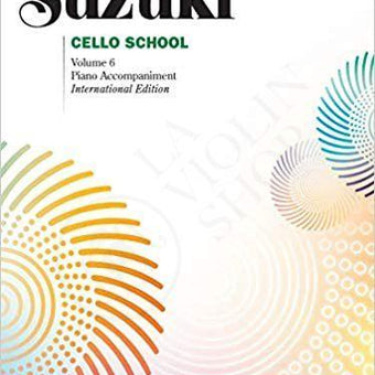 SUZUKI ACCOMP CELLO BK 6