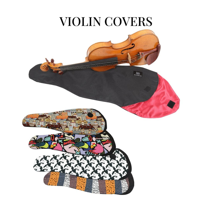 Violin Sencase Pouch  - Black