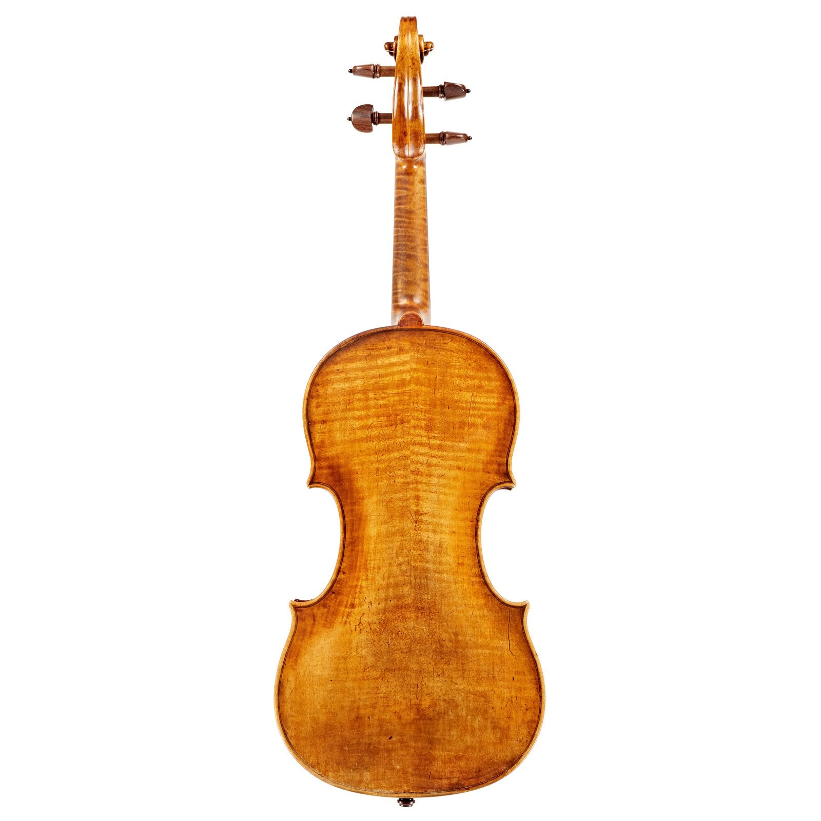 Violin by Aegidius Kloz, Labeled as Sebastian Kloz, Mittenwald